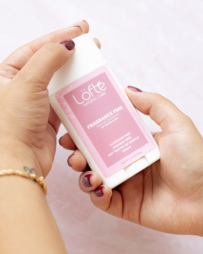 Desodorante Natural sin Fragancia — para piel sensible a los aromas