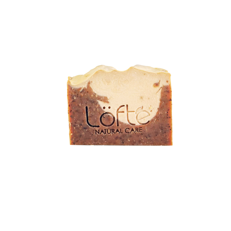 Jabón Natural Latte — exfoliante de café para piel cansada